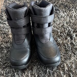 All in Motion Kids Black and Gray Boots